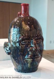 Large Face Pot by Geoff Calabrese