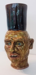 Small Face Jug by Geoff Calabrese