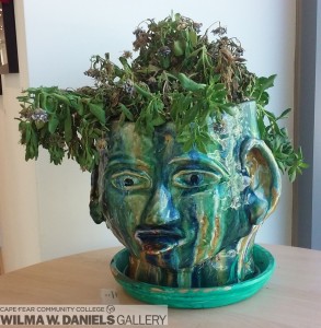 Face Pot Planter by Lala Melosh