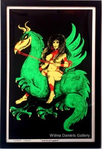 "Mystic Lady". 1973. M & W Screen Prints. 