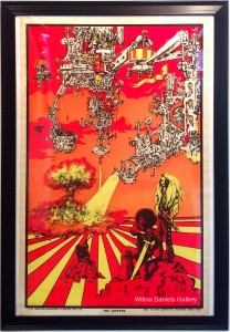 "The Zappers". 1969. Houston Blacklight and Poster. 
